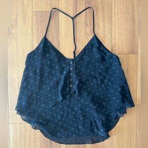 Stylish Black Polka Dot Camisole
